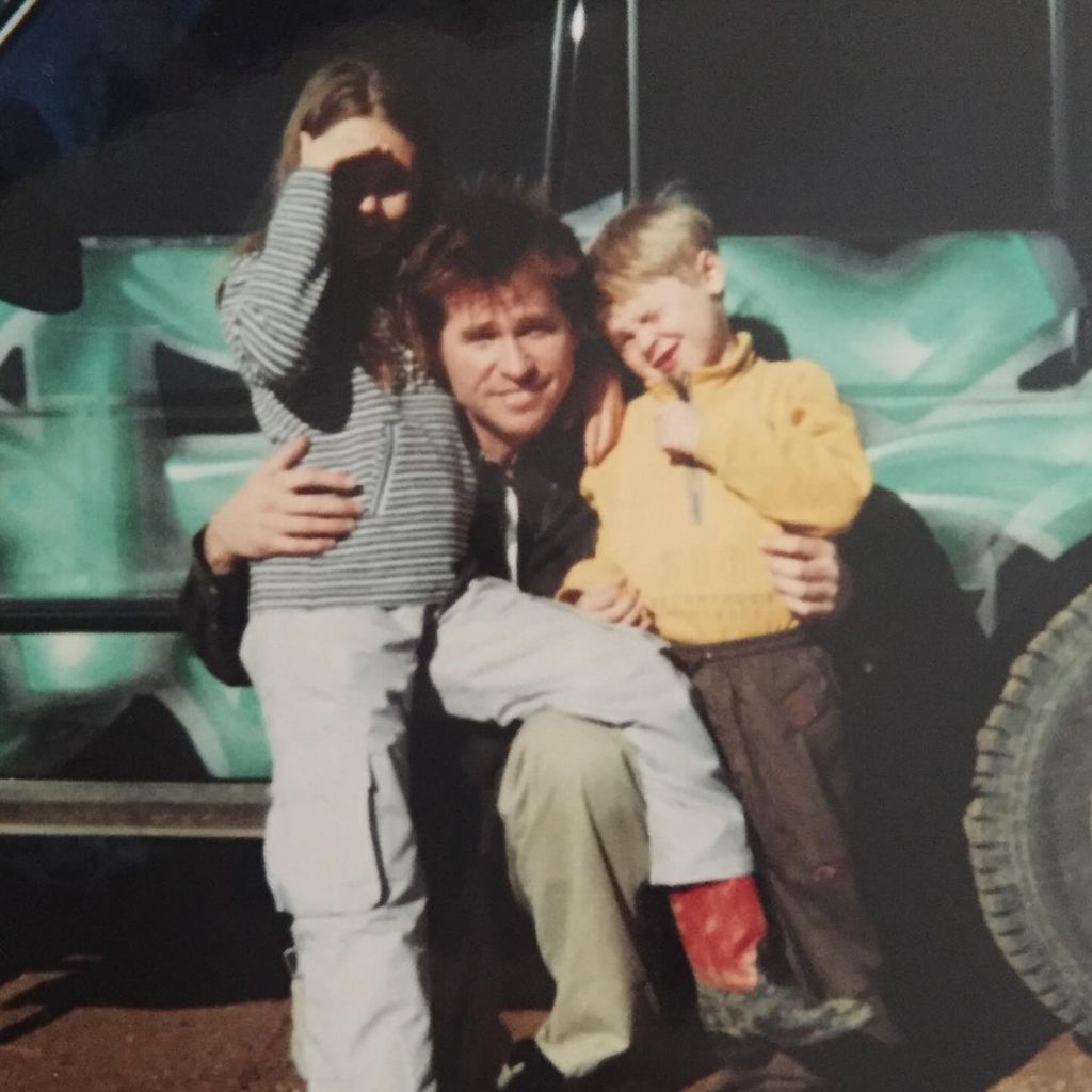 Val Kilmer mit seinen Kindern Mercedes und Jack