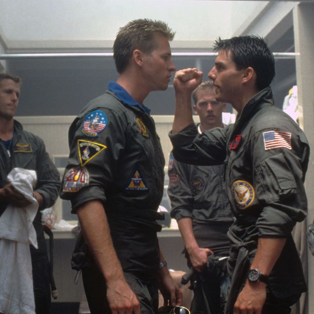 Val Kilmer und Tom Cruise in "Top Gun"
