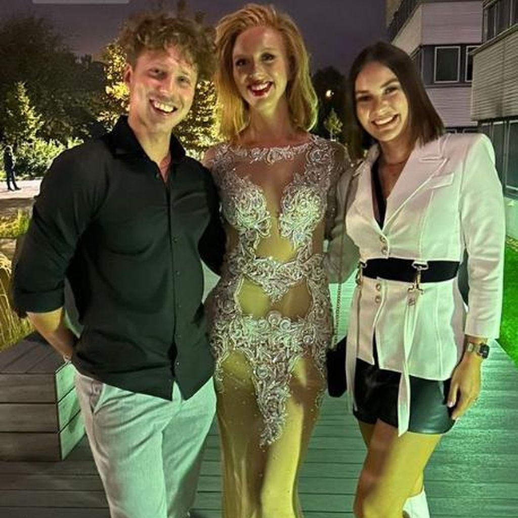 Valentin Lusin, Anna Ermakova und Renata Lusin im September 2023