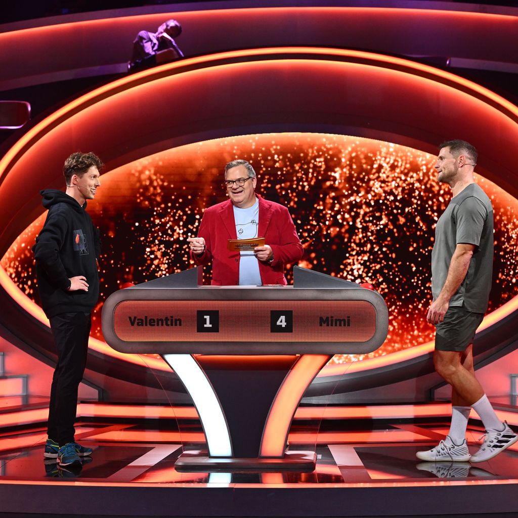 Valentin Lusin und Mimi Kraus bei "Schlag den Besten"