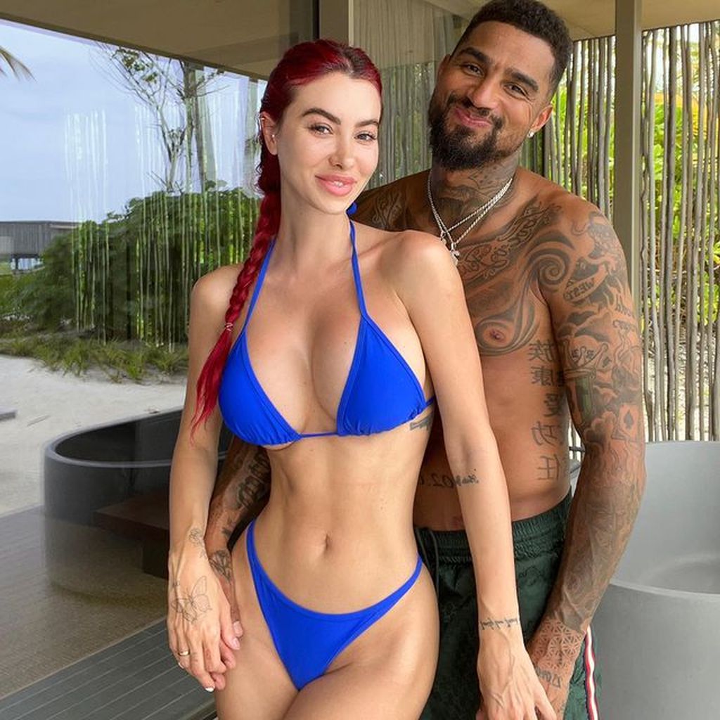 Valentina Fradegrada und Kevin-Prince Boateng