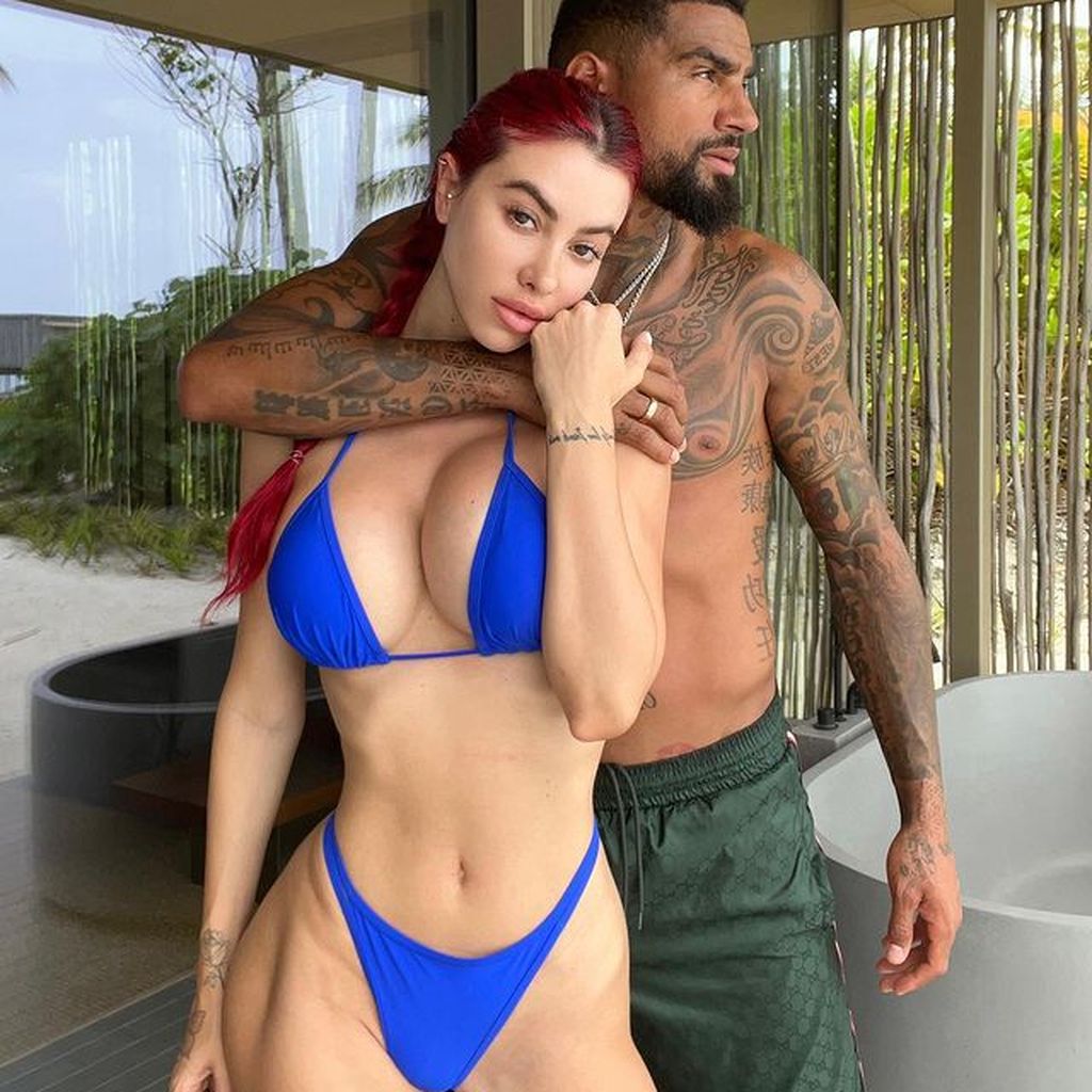 Valentina Fradegrada und Kevin-Prince Boateng