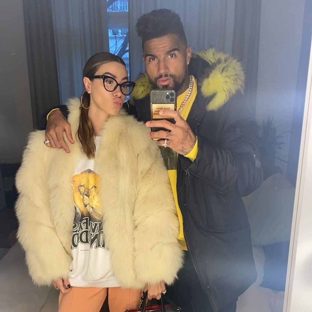 Valentina Fradegrada und Kevin-Prince Boateng