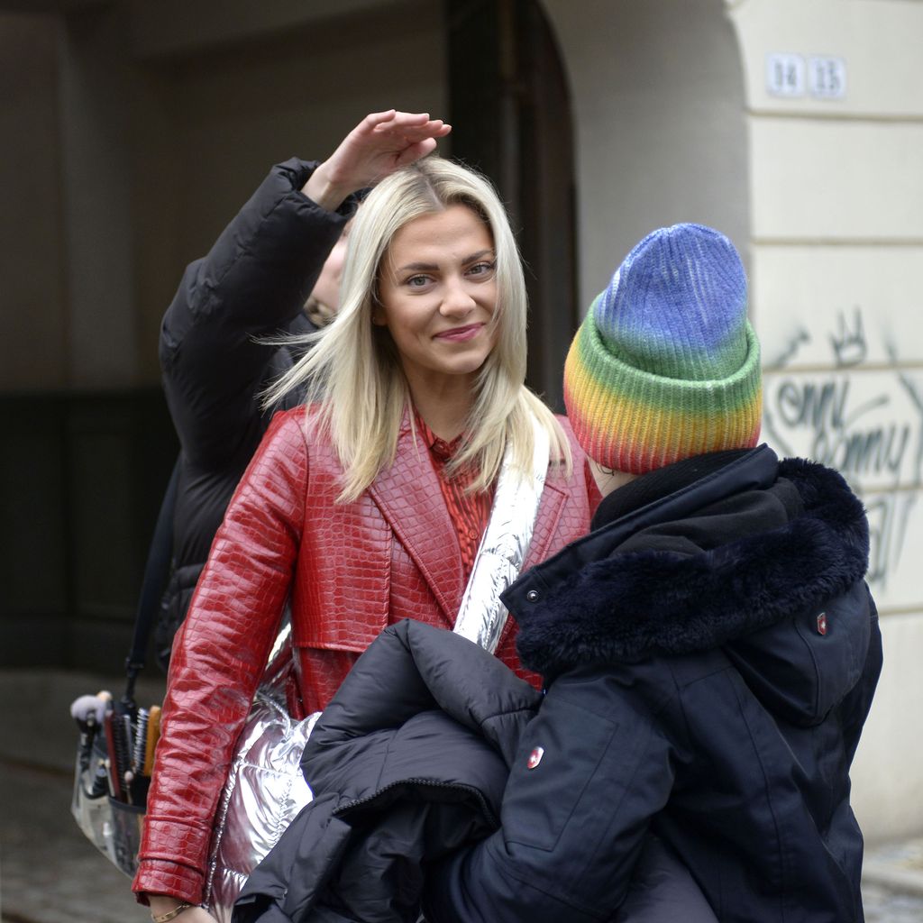 Valentina Pahde beim GZSZ-Außendreh