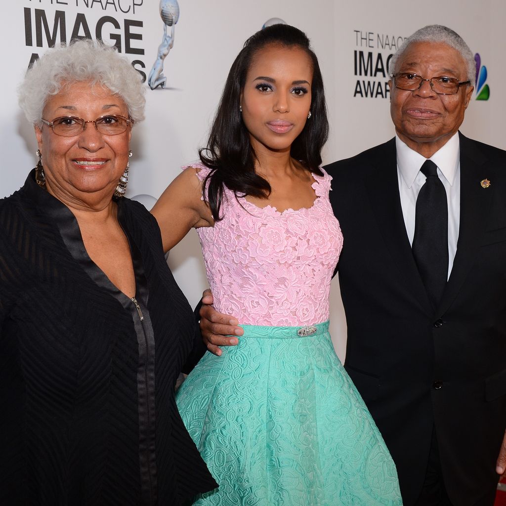 Valerie, Kerry und Earl Washington im Februar 2013