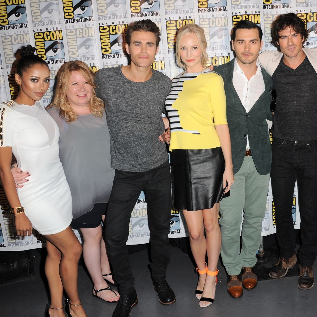 Ian Somerhalder, Candice Accola, Paul Wesley und Kat Graham auf der Comic Con 2015