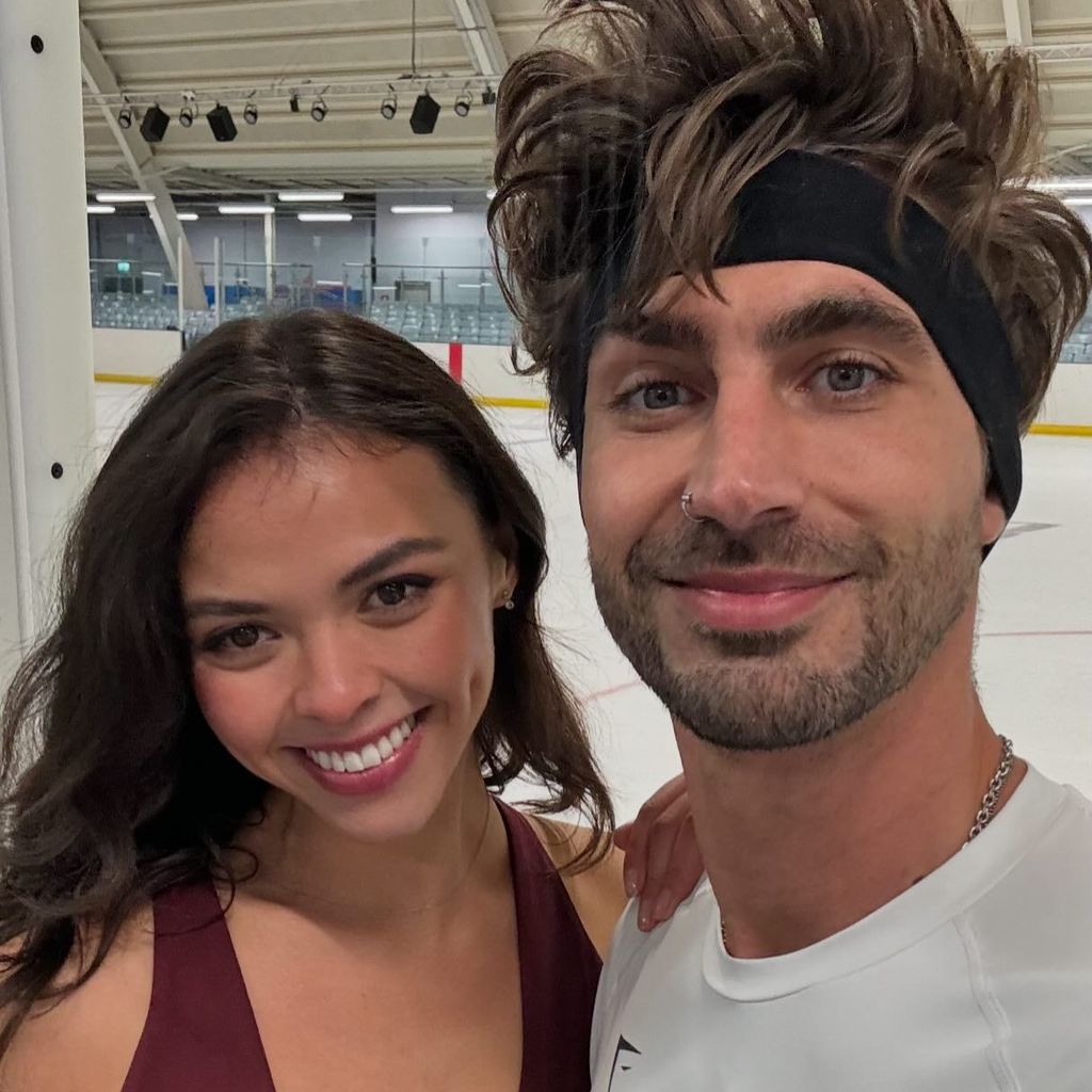 Vanessa Bauer und Christopher Taylor, Partner bei "Dancing on Ice" 2025