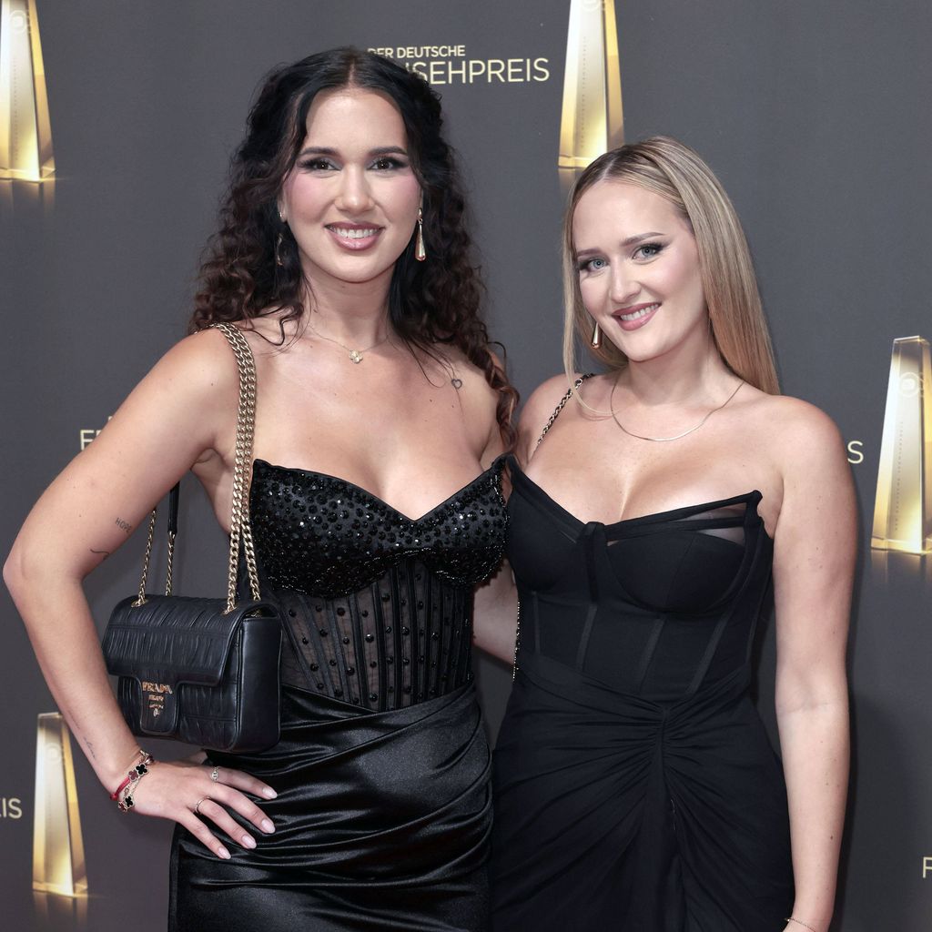 Vanessa Borck und Lara Denona beim Deutschen Fernsehpreis 2026 im Confex-Center in Köln
