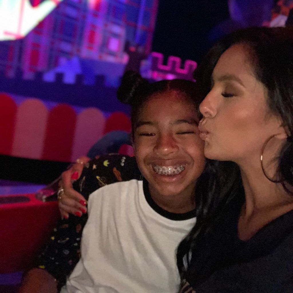 Vanessa Bryant mit ihrer Tochter Gigi