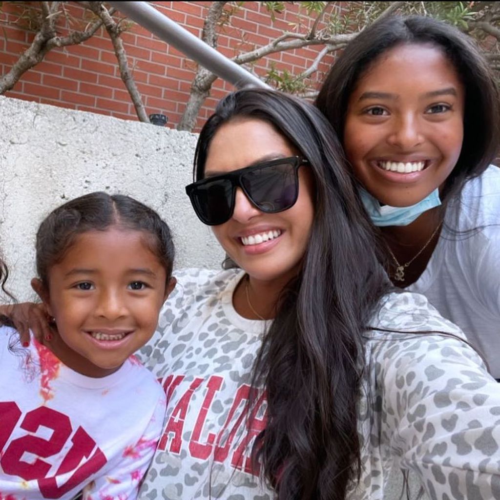 Vanessa Bryant und ihre Töchter Natalia, Capri und Bianka im August 2021