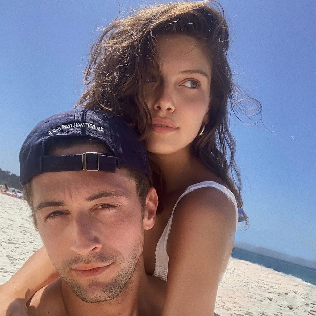 Vanessa Fuchs und ihr Freund Hugo Chateauvieux im August 2019 in Los Angeles