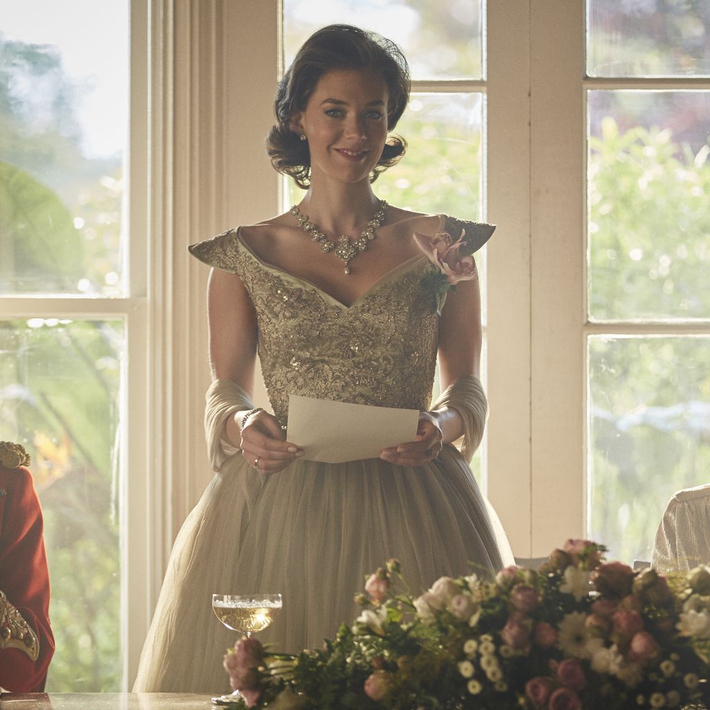 Vanessa Kirby in "The Crown"