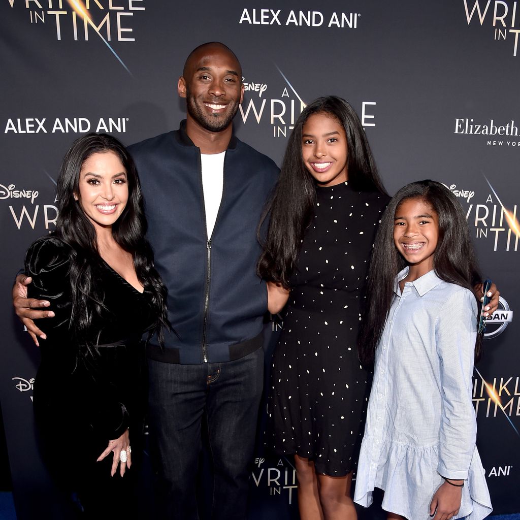 Vanessa, Kobe, Natalia und Gianna Bryant