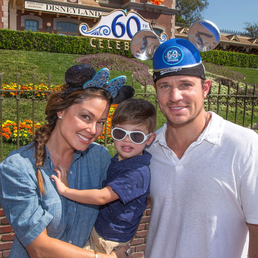 Vanessa Lachey und Nick Lachey mit ihrem Sohn Camden