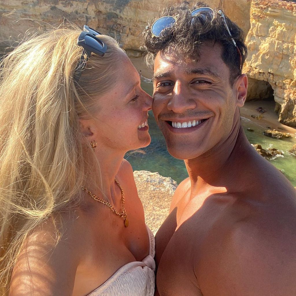 Vanessa Prinz mit ihrem Freund