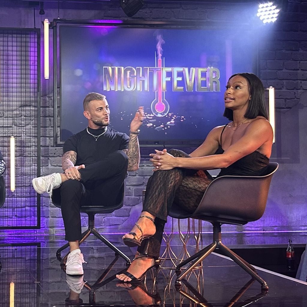 Vanessa Brahimi, Sam Dylan, Serkan Yavuz und Cecilia Asoro bei "Night Fever", April 2026