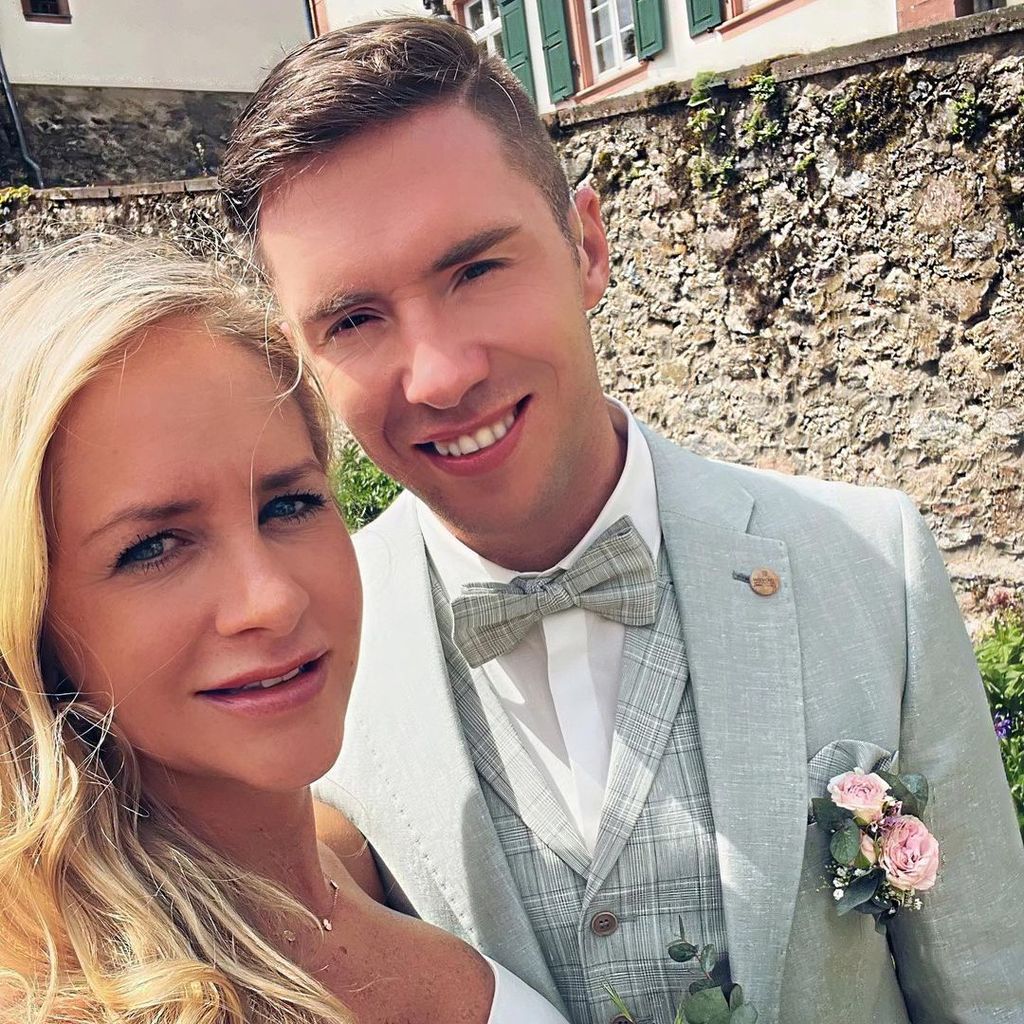 Vanessa Schmitz und Nils Kloess auf ihrer Hochzeit