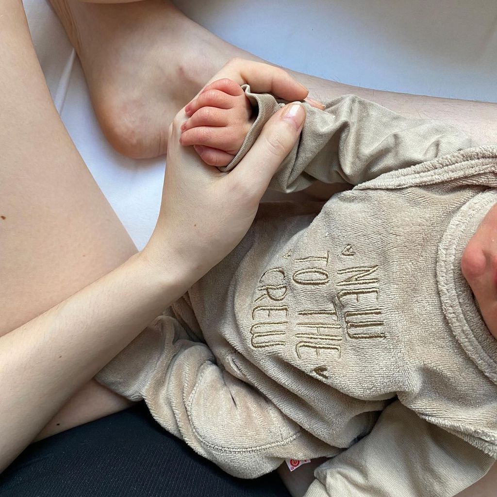 Vanessa Tamkan und ihr Sohn, Februar 2021