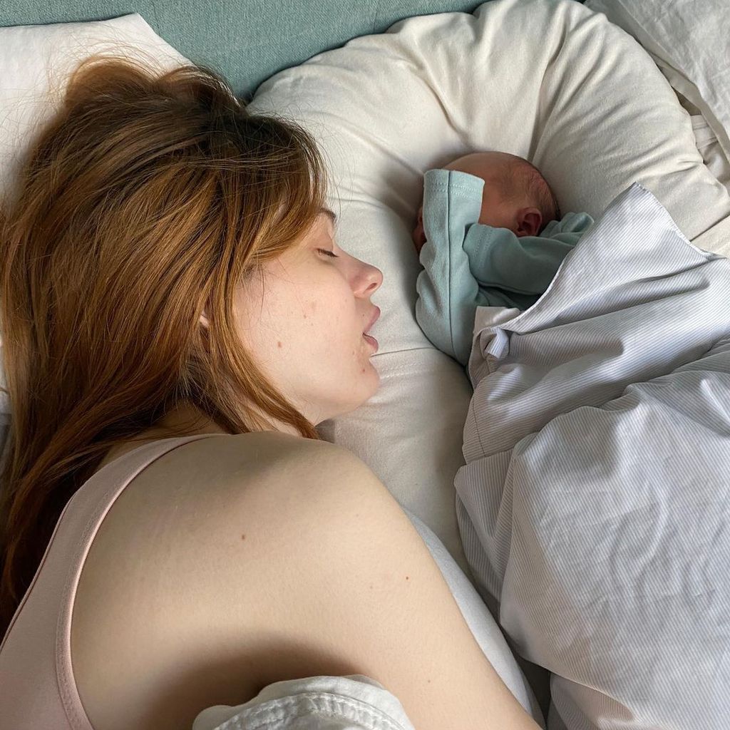 Vanessa Tamkan und ihr Sohn, Februar 2021