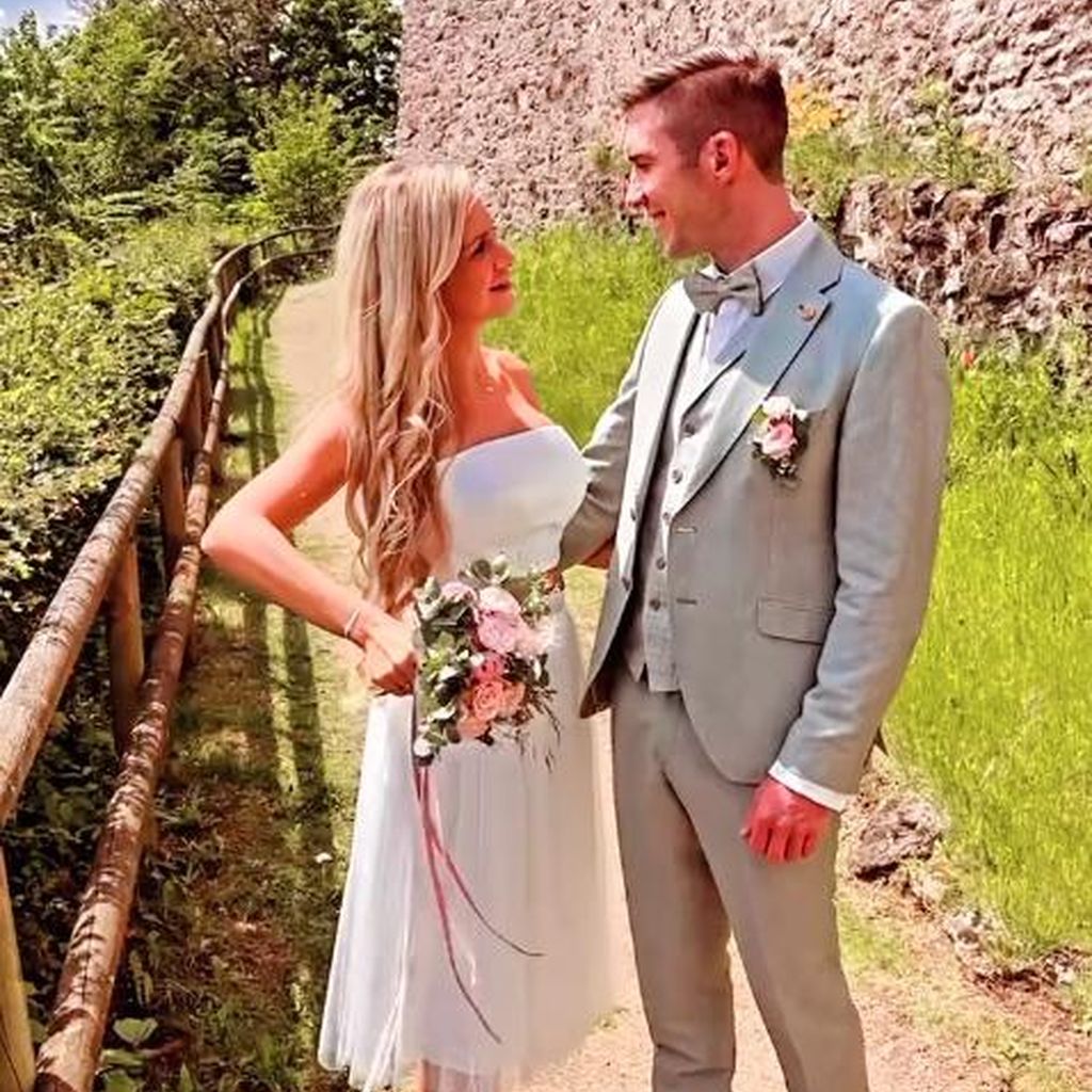 Vanessa und Nils bei ihrer Hochzeit