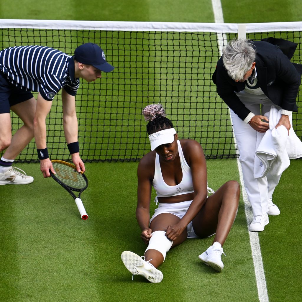 Venus Williams bei einem Tennisspiel