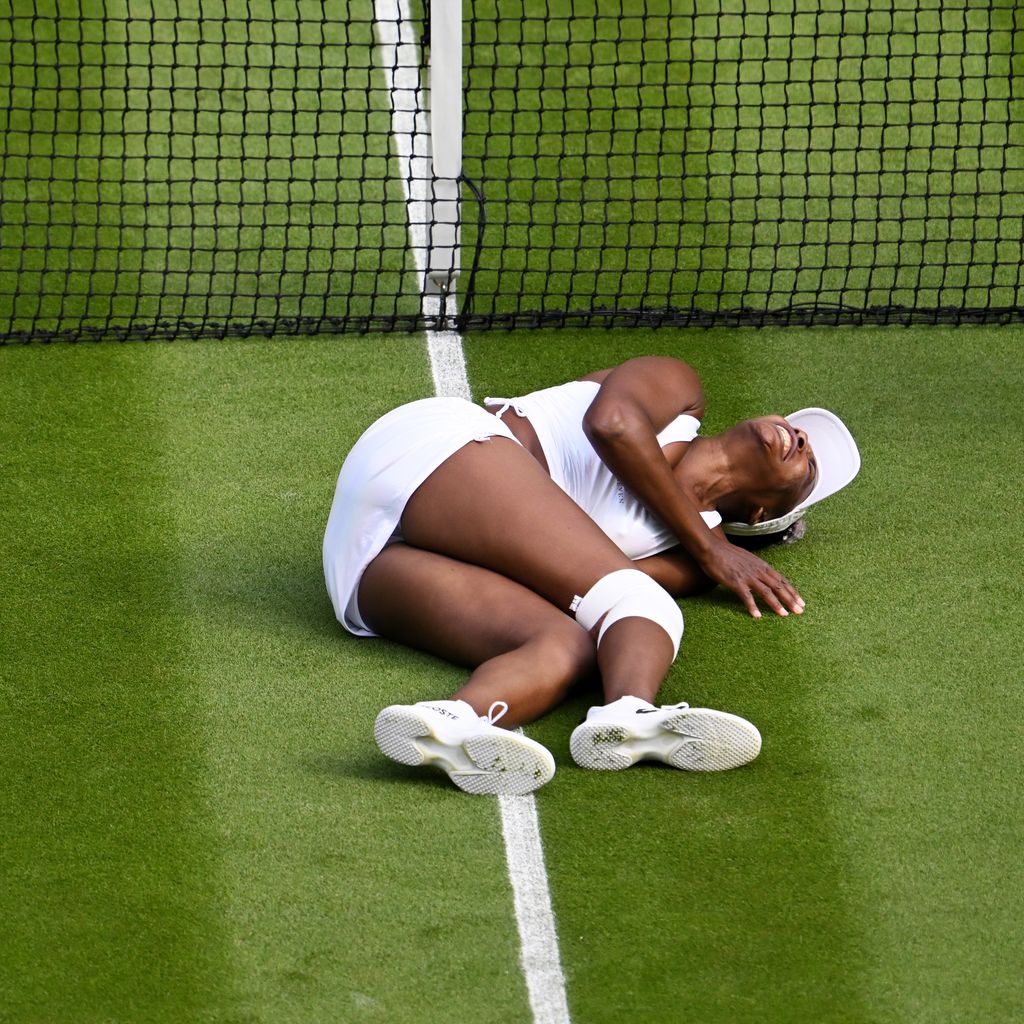 Venus Williams bei einem Tennisspiel