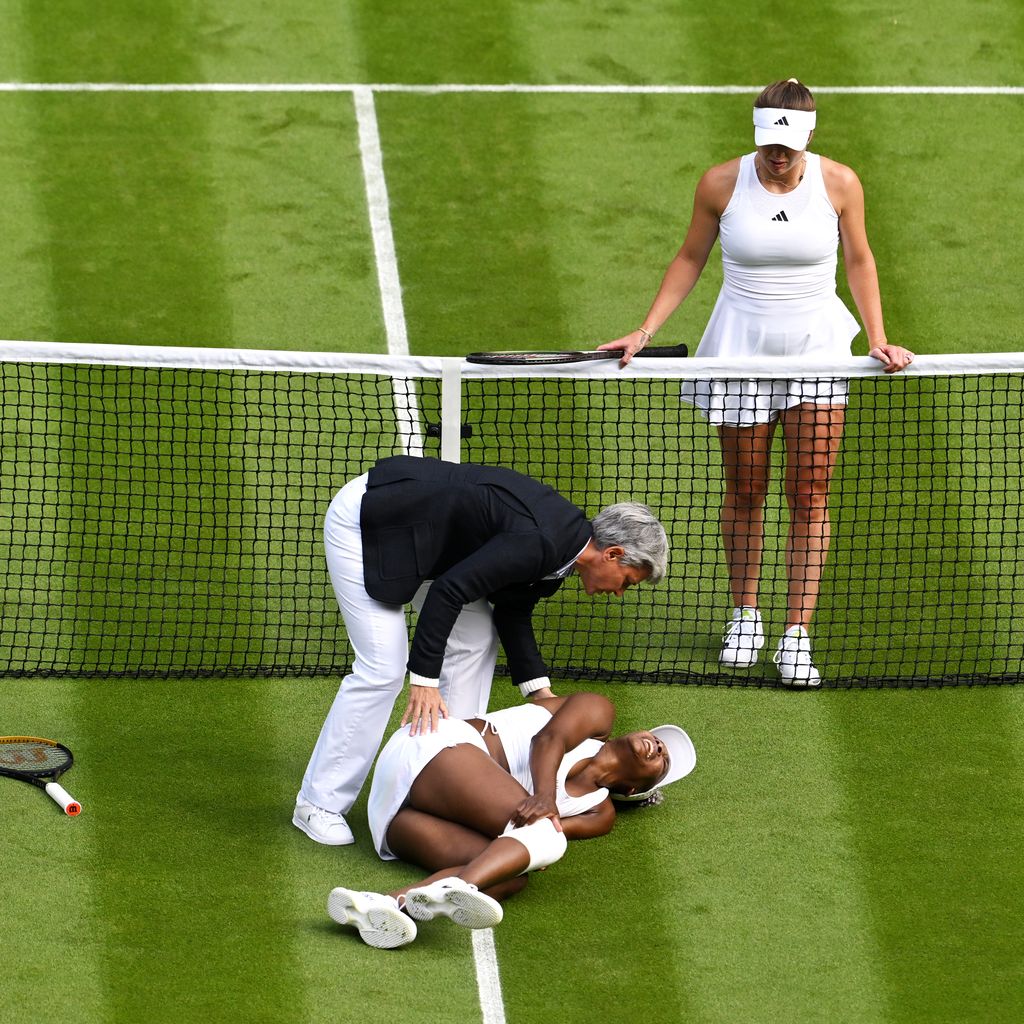 Venus Williams bei einem Tennisspiel