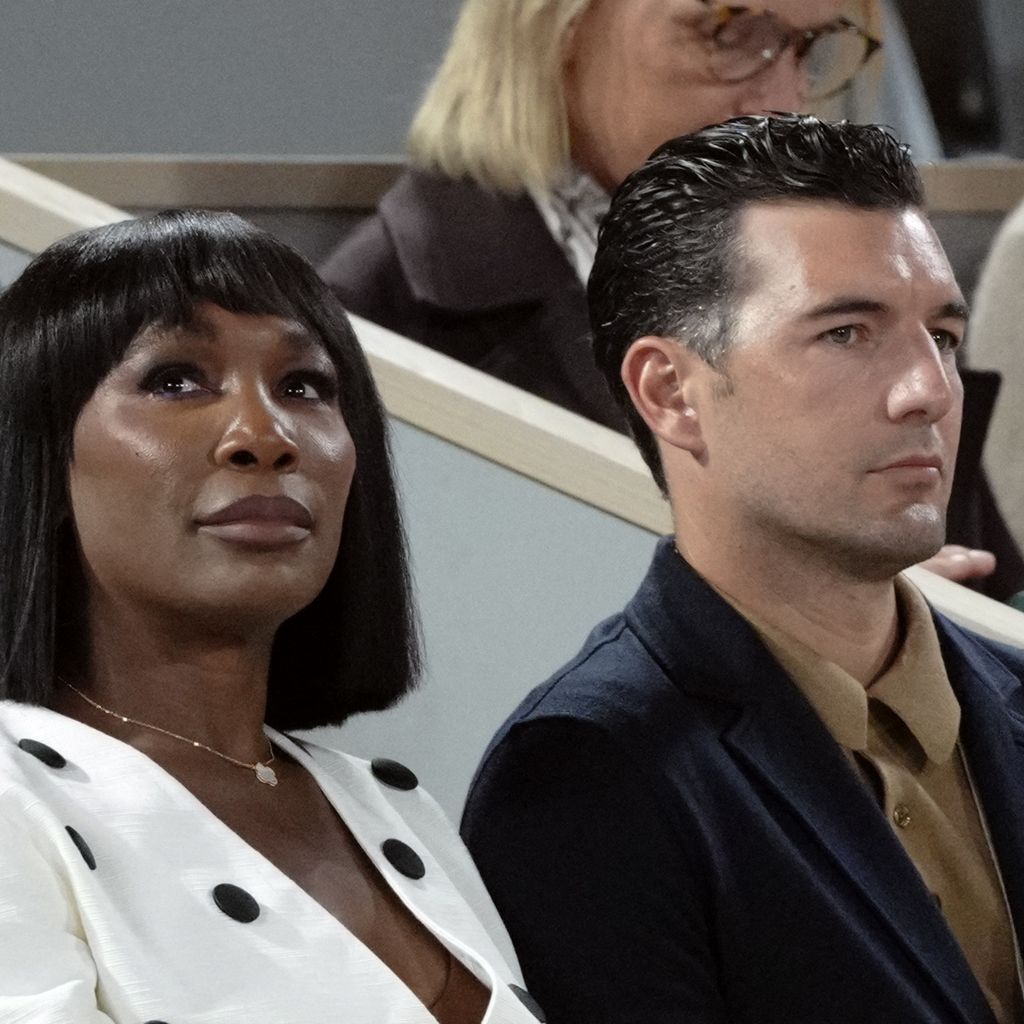Venus Williams und Andrea Preti verfolgen das Viertelfinale der French Open in Paris