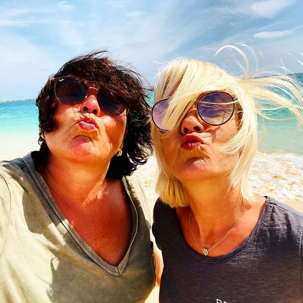 Vera Int-Veen und ihre Frau Obi im Urlaub, Dezember 2019