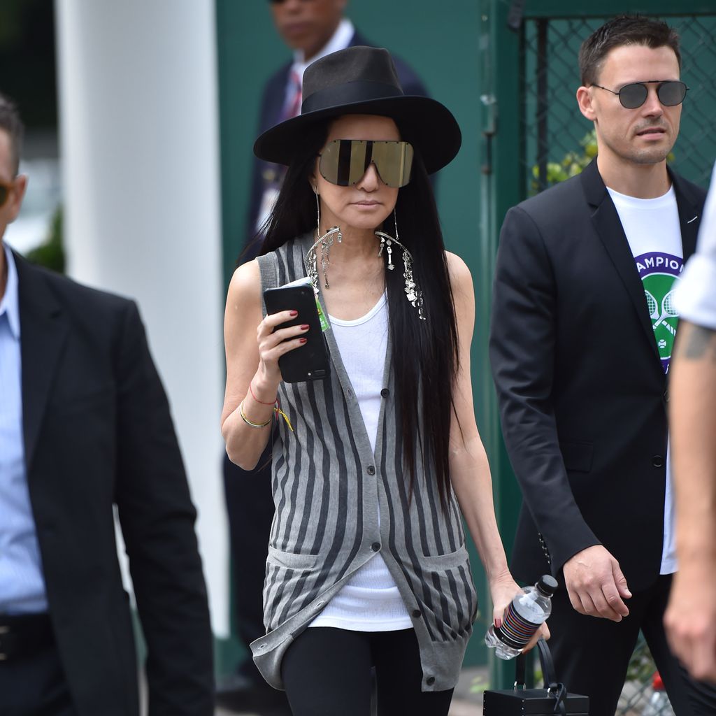 Vera Wang beim Wimbledon-Finale 2018