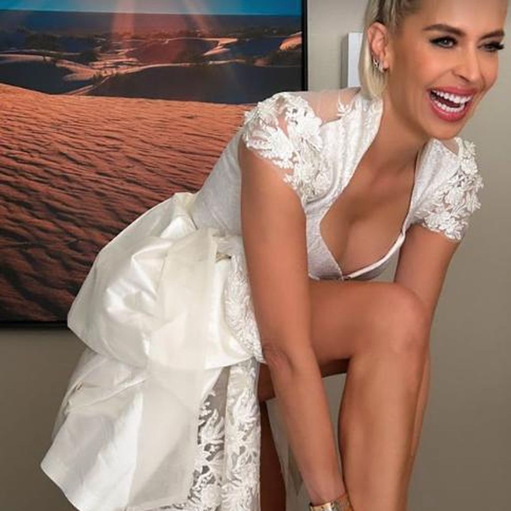 Verena Kerth an ihrem Hochzeitstag, Oktober 2023 in Las Vegas