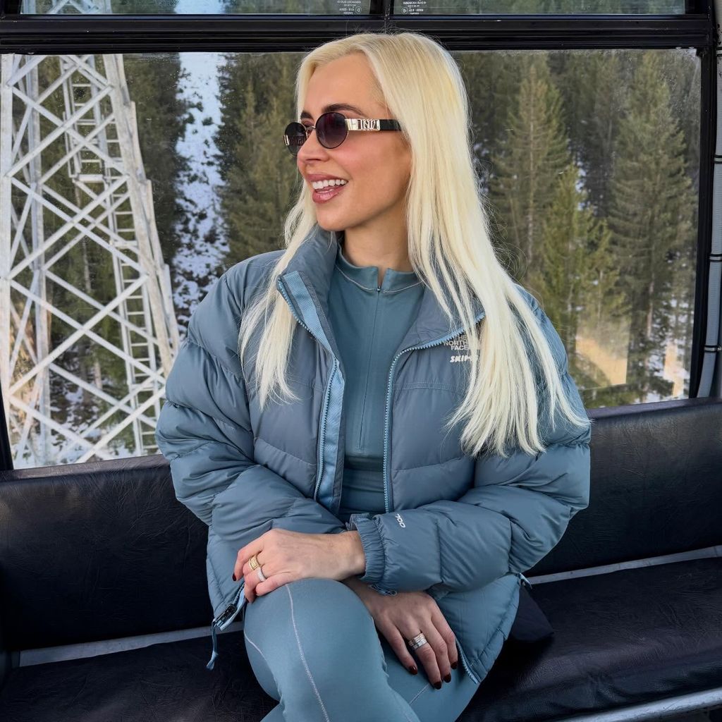 Verena Kerth im Urlaub in Kitzbühel