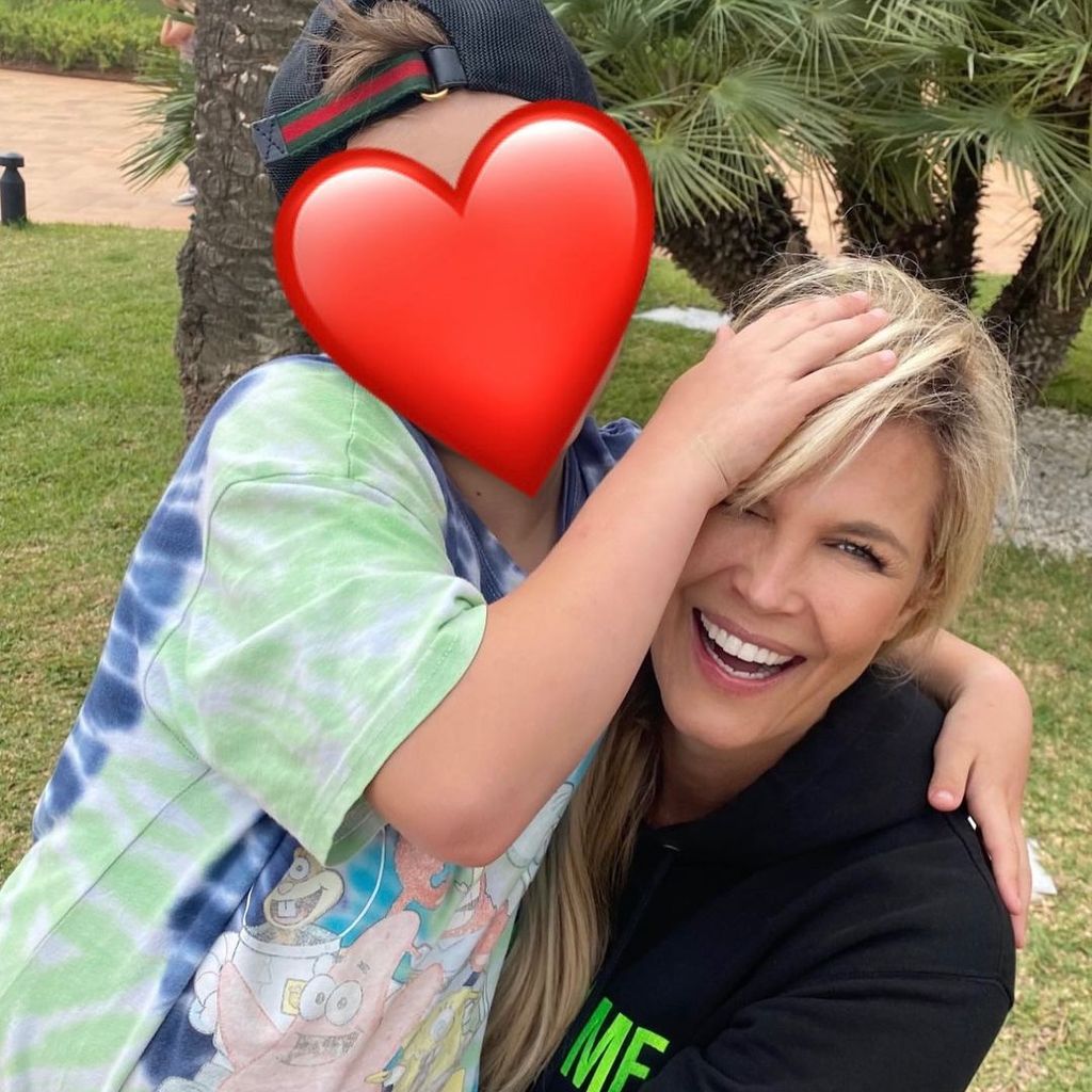 Verena Wriedt mit ihrem Sohn Lio