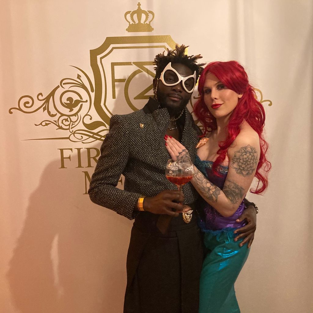 Veron Didi und Arielle Rippegather bei der Halloweenparty von Xenia Prinzessin von Sachsen