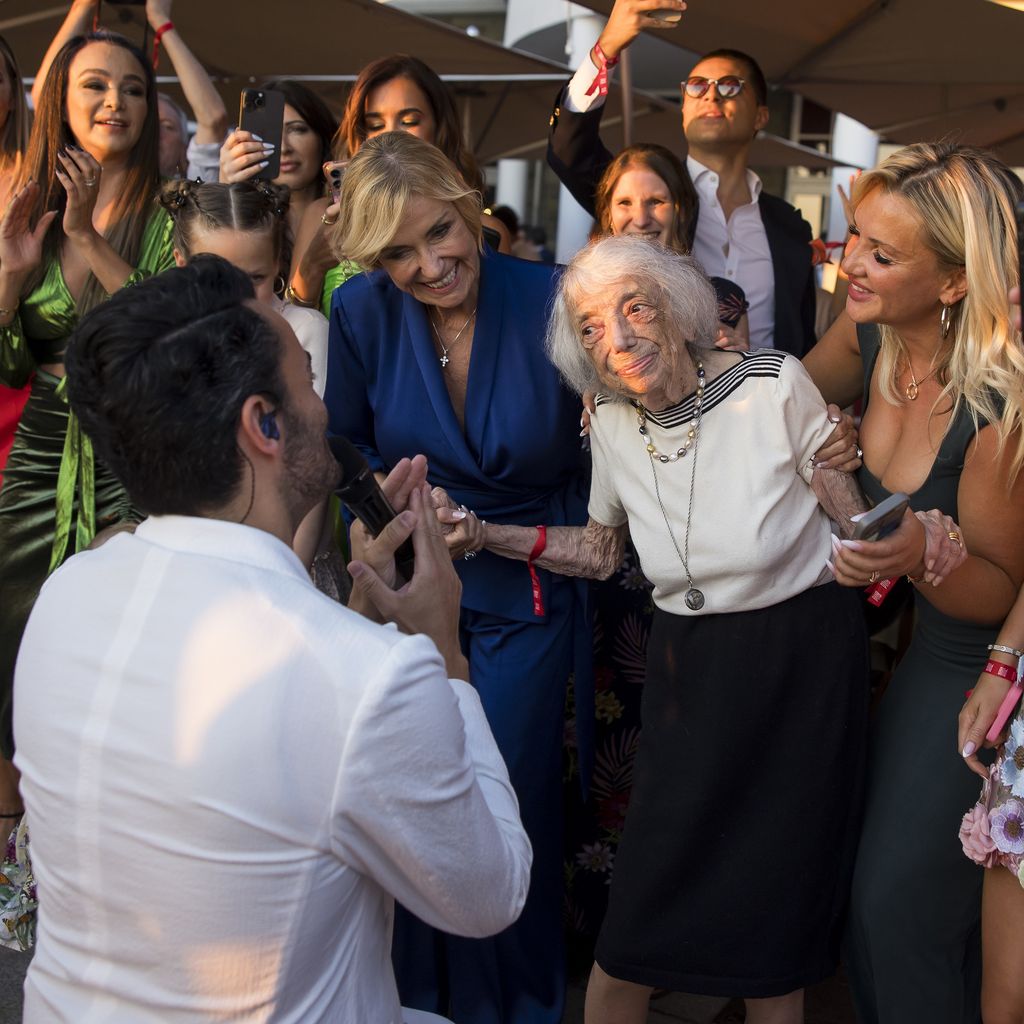 Verona Pooth, Giovanni Zarrella, Dagmar Wöhrl, Margot Friedländer, Evelyn Burdecki und Ina Aogo
