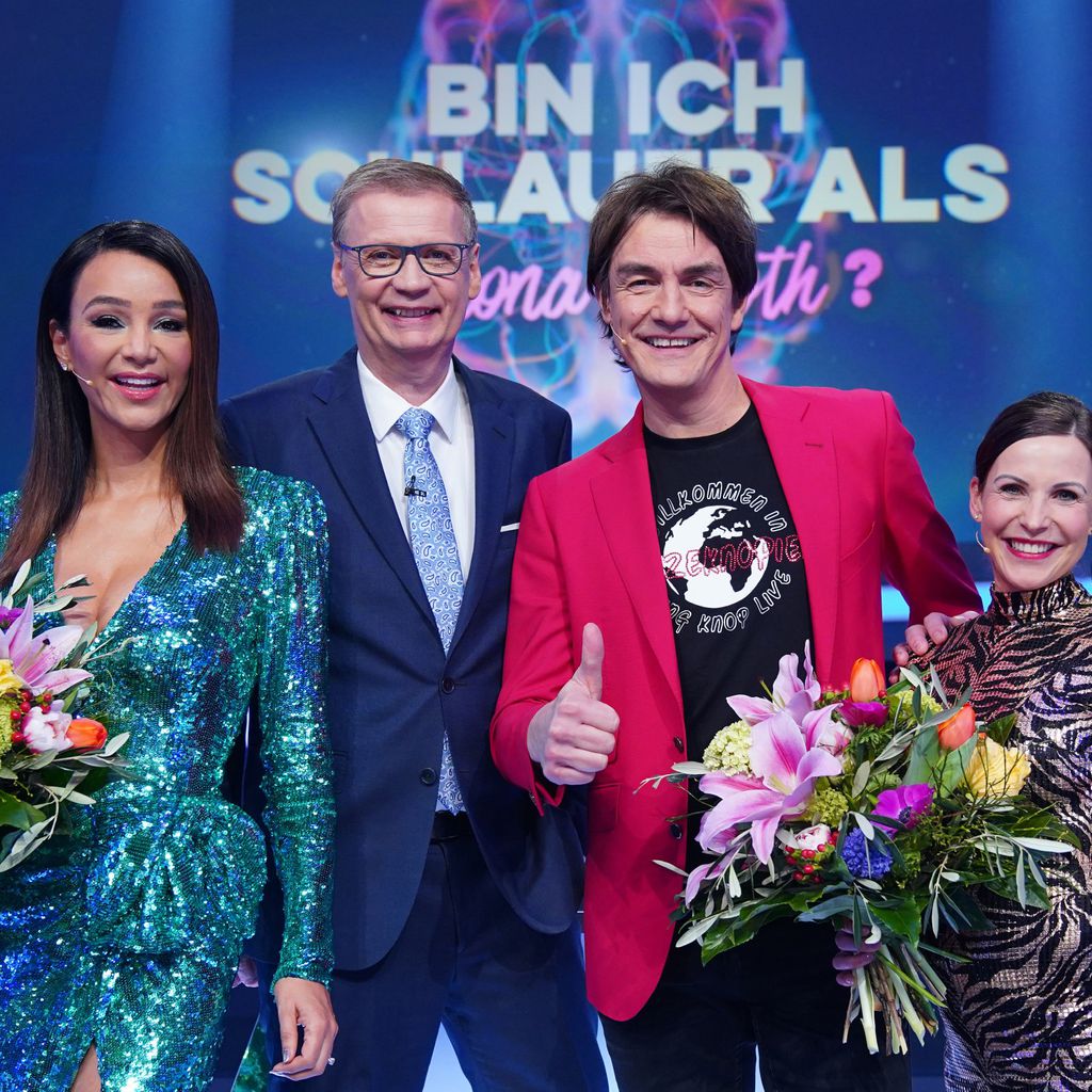Verona Pooth, Günther Jauch, Matze Knoop, Sabrina Mockenhaupt und Horst Lichter