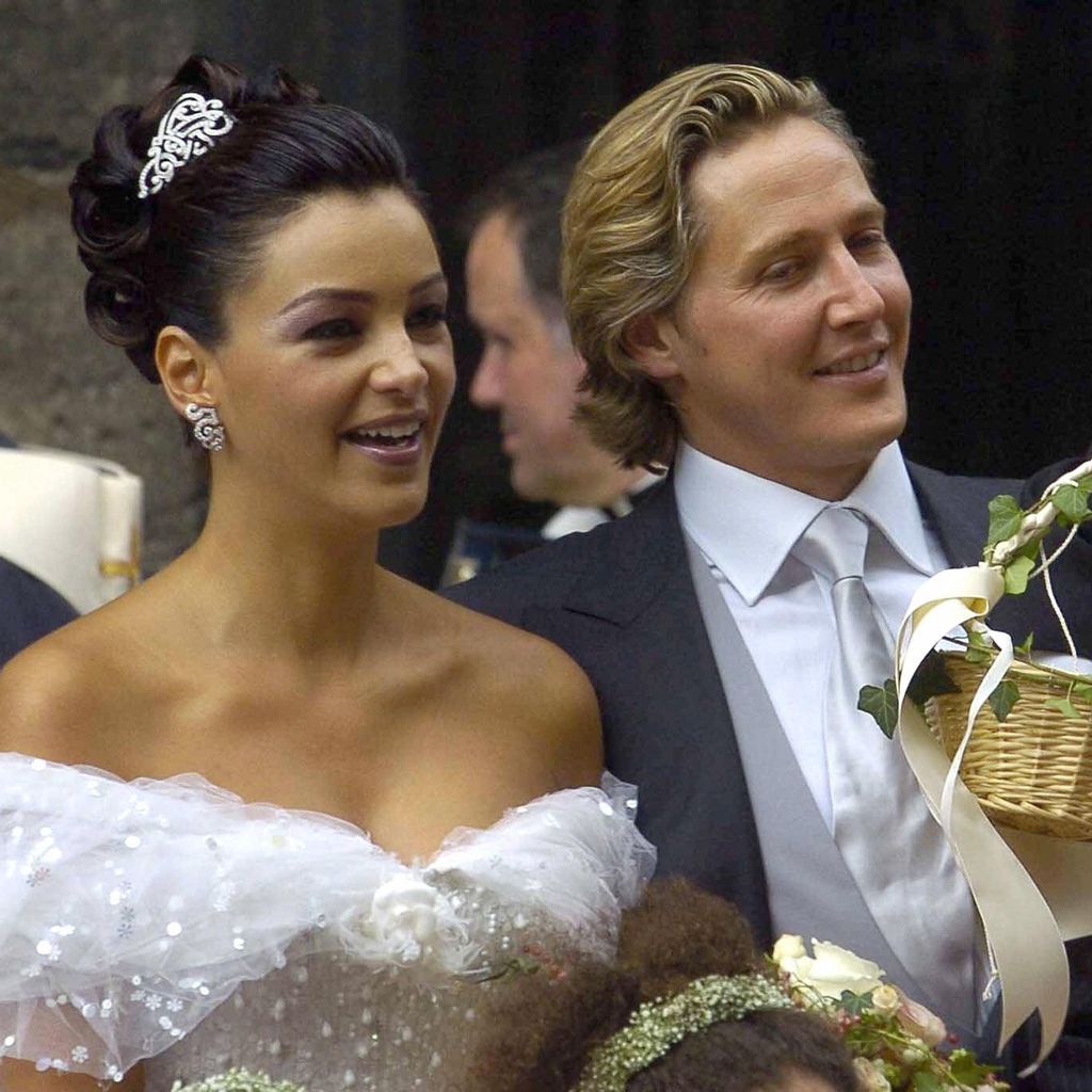 Verona, Franjo und Diego Pooth bei ihrer Hochzeit im Jahr 2005