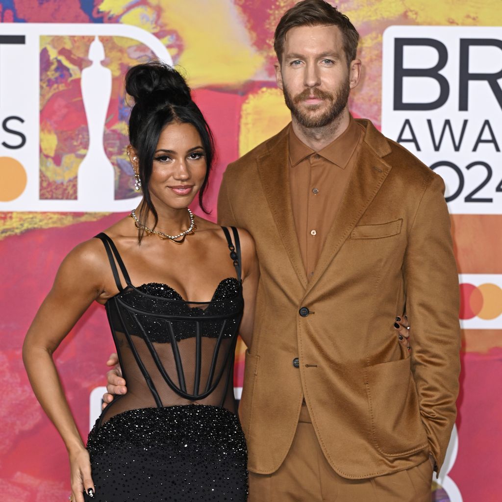 Vick Hope und Calvin Harris in London, März 2024