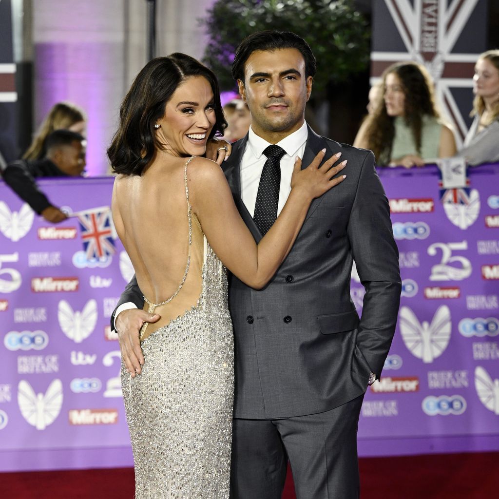 Vicky Pattison und Ercan Ramadan bei den Pride of Britain Awards 2024 im Grosvenor House Hotel in London, Oktober 2024