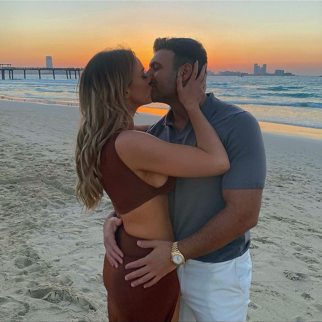 Vicky Pattison mit ihrem Freund Ercan Ramadan, Februar 2022