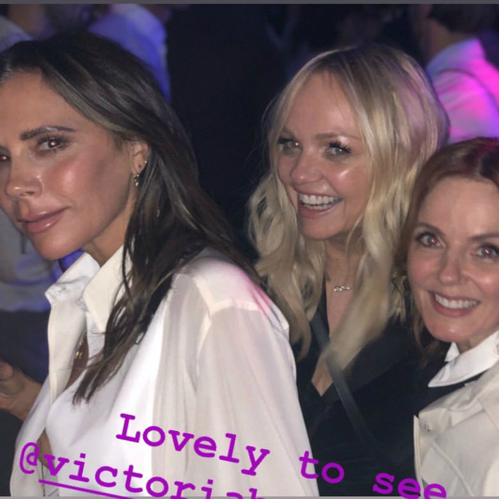Victoria Beckham, Emma Bunton und Geri Horner im März 2020