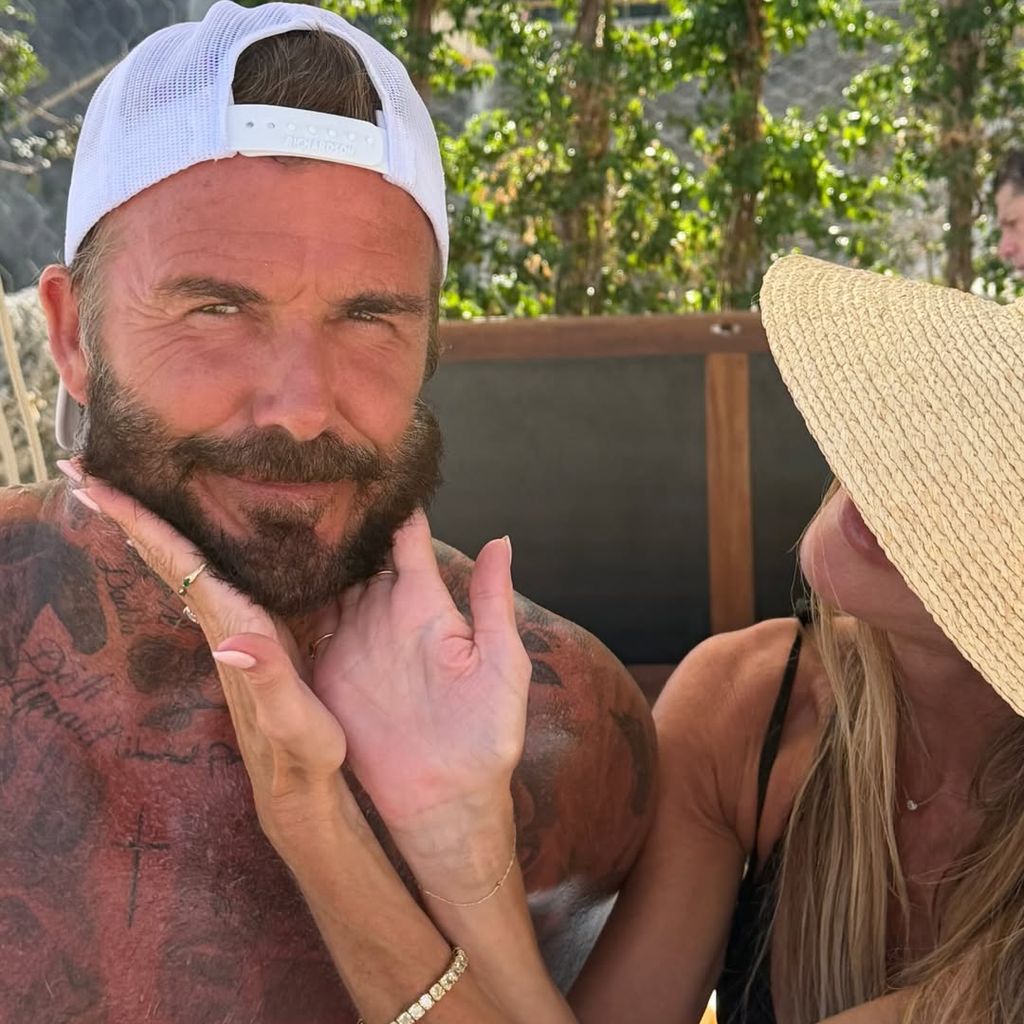 Victoria Beckham und David Beckham im Urlaub im August 2026