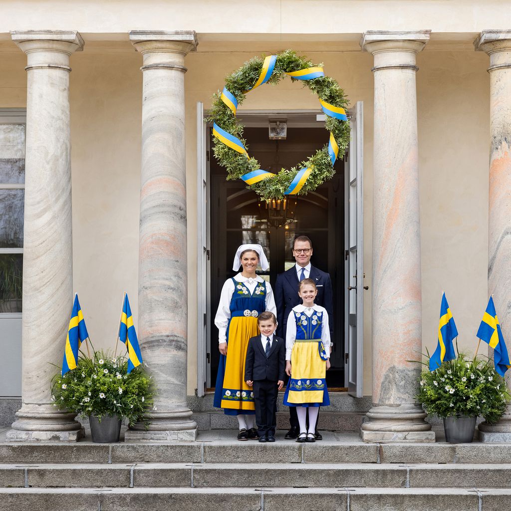 Prinzessin Victoria, Prinz Daniel, Prinz Oscar und Prinzessin Estelle