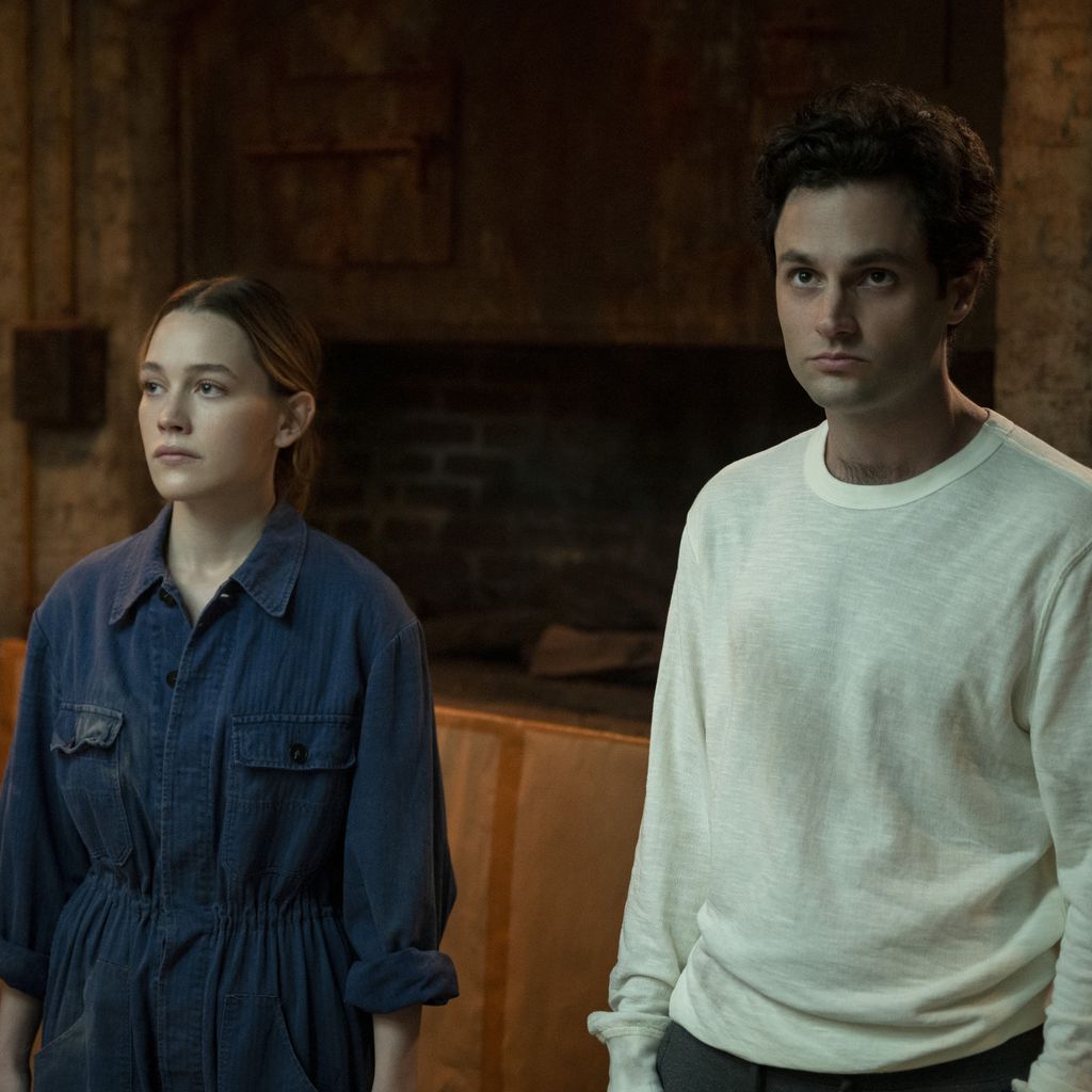 Victoria Pedretti und Penn Badgley, Schauspieler