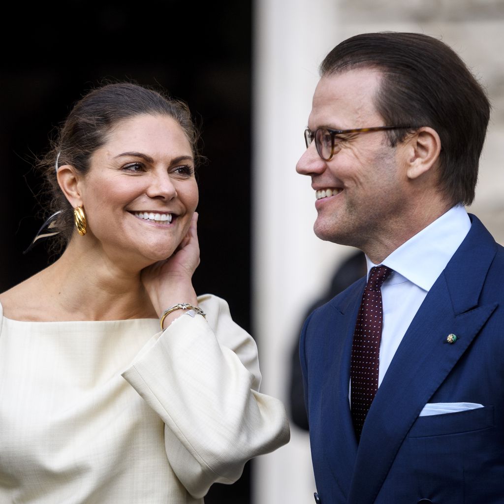 Victoria und Daniel von Schweden bei einem Termin in Rom, Oktober 2021