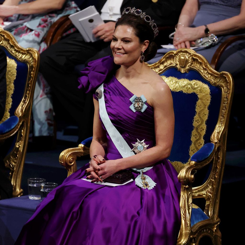 Victoria von Schweden beim Nobelpreis 2023