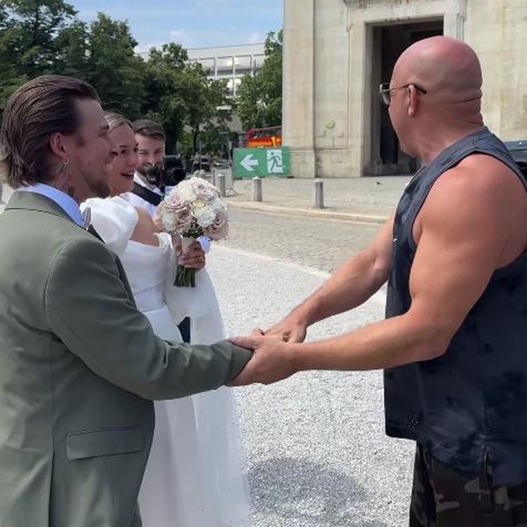 Matze Höhn und Vin Diesel in München