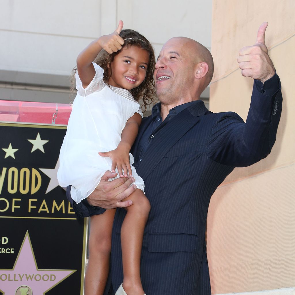 Vin Diesel und seine Tochter Hania, 2013