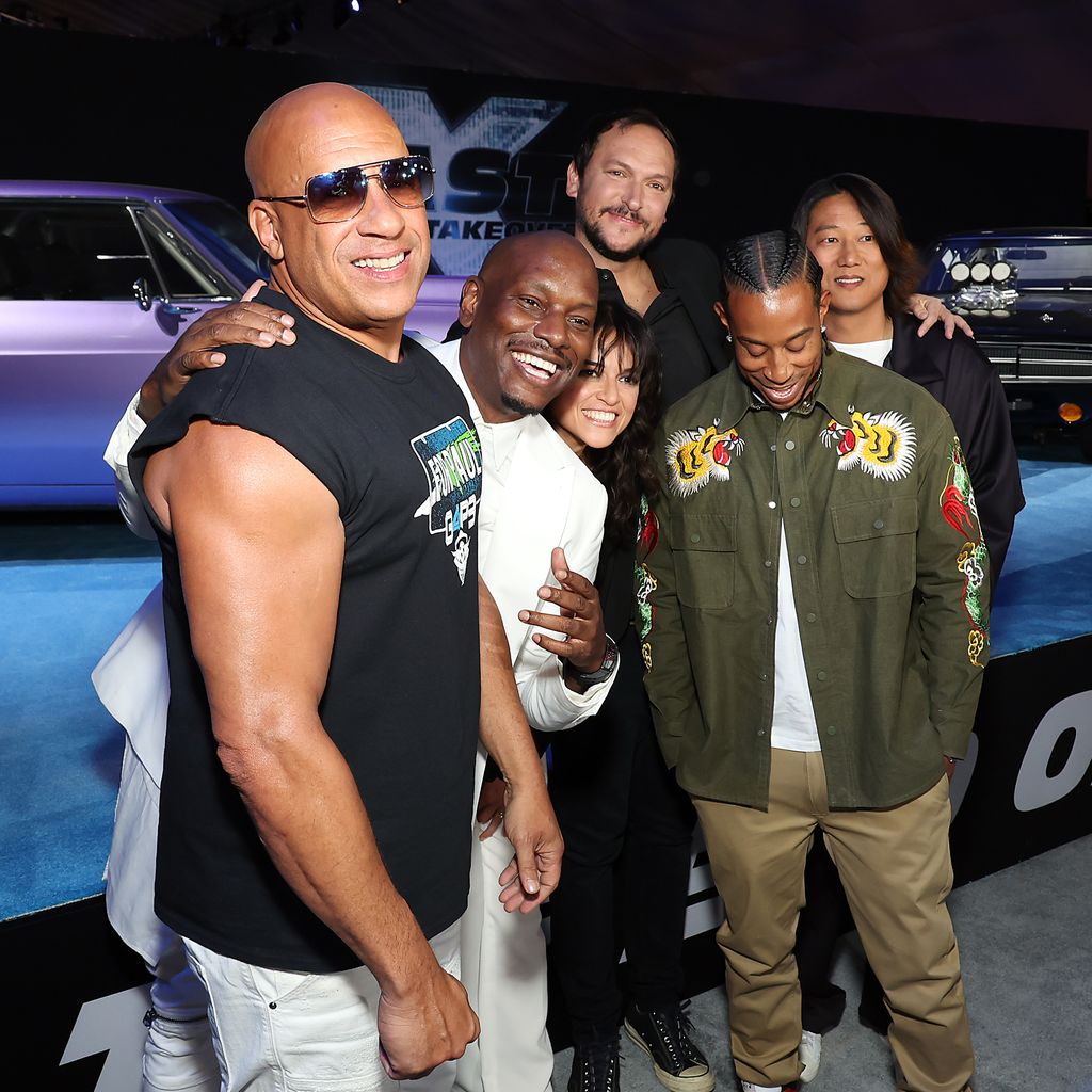 Vin Diesel, Tyrese Gibson, Michelle Rodriguez, Louis Leterrier, Ludacris und Sung Kang