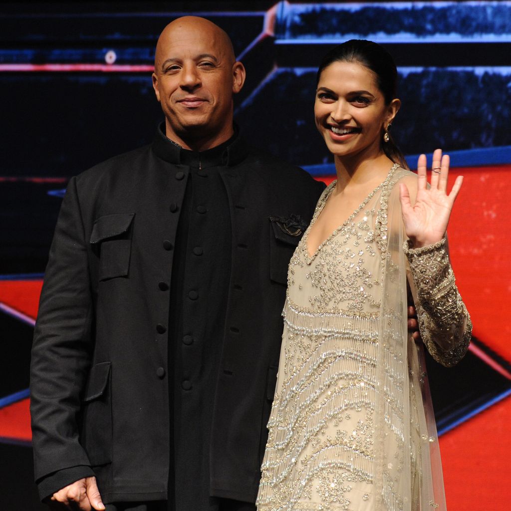 Vin Diesel und Deepika Padukone, Januar 2017